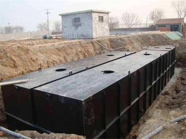 临沂地埋式生活污水处理设备安装现场